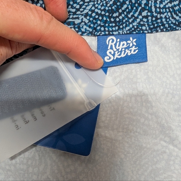 RipSkirt Hawaii Casella Midnight Blue Patterned Skirt New with Tags XXL - Picture 6 of 9